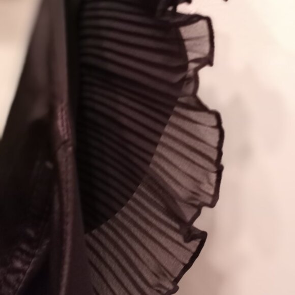 'WHITE HOUSE BLACK MARKET' Halter Dress Size 2 Solid Black - Picture 12 of 13